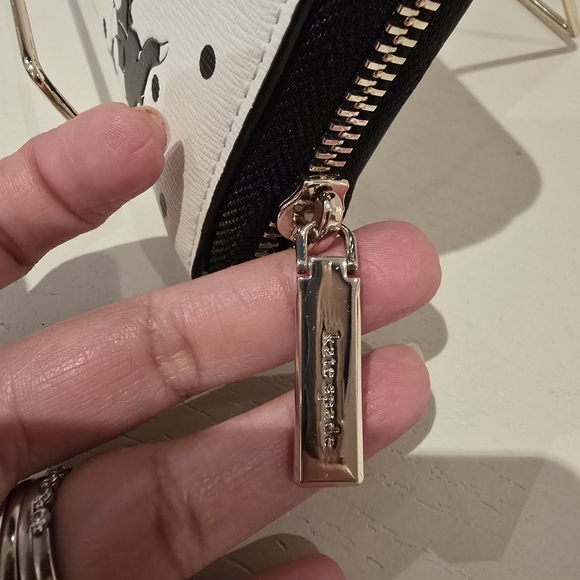 NWT Kate Spade Minnie Mouse Polka Dot Long Wallet - Picture 3 of 7